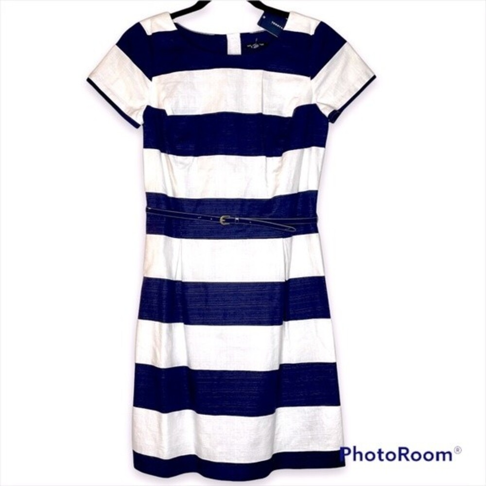 Tommy Hilfiger • NWT Navy/White Striped Dress 2